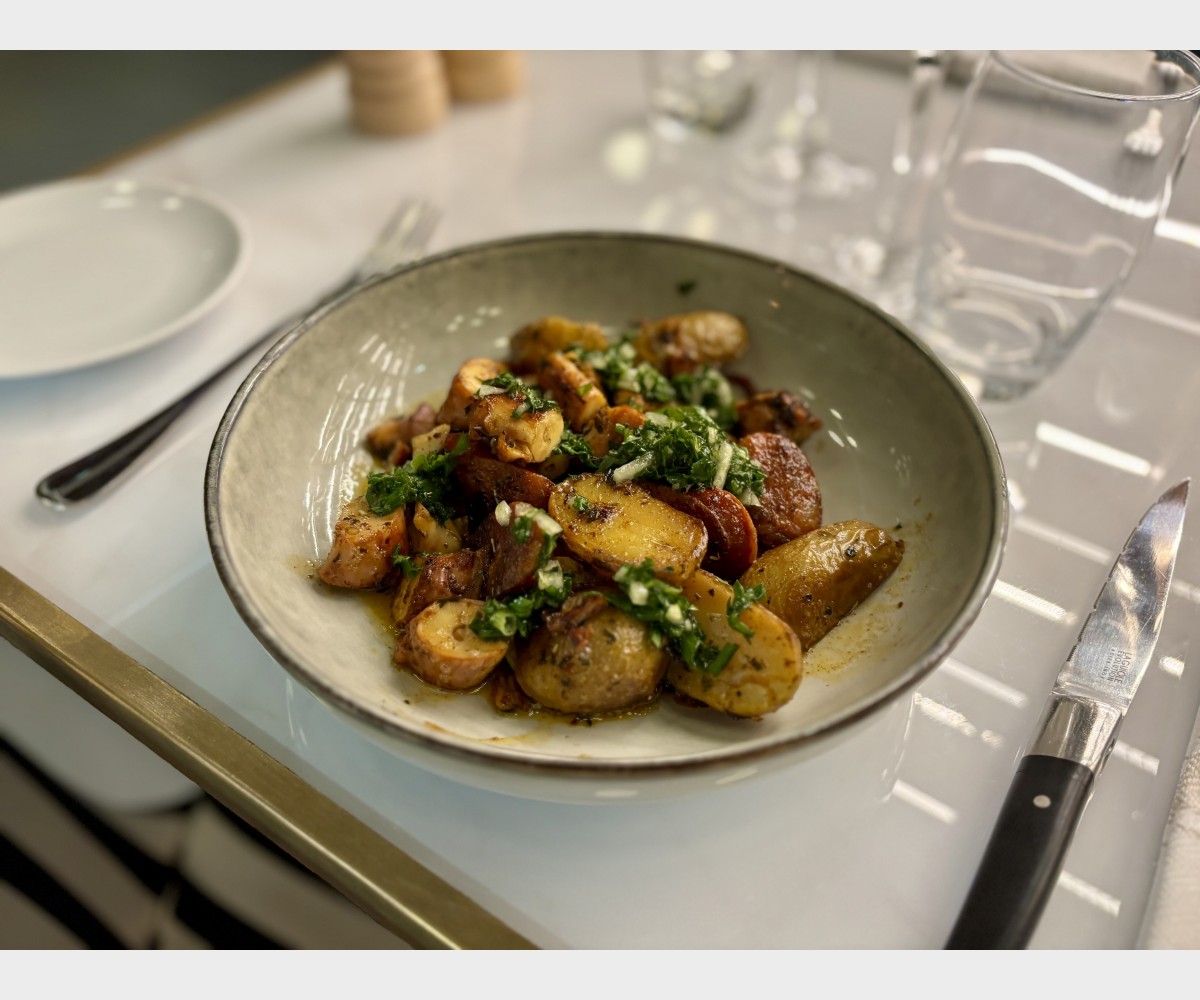 <h3 class='prettyPhoto-title'>Fricassée de poulpe au chorizo</h3>