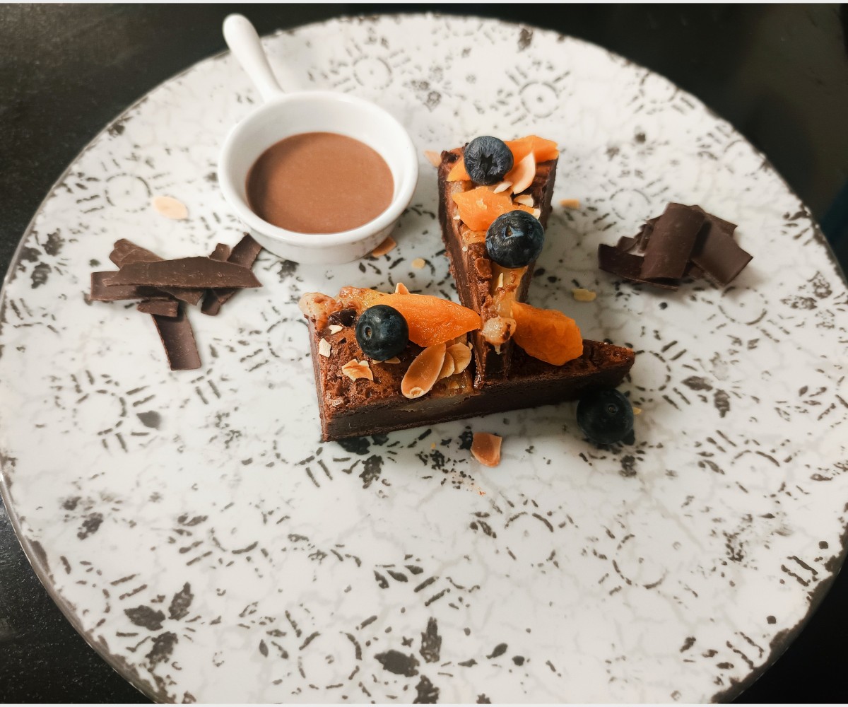 <h3 class='prettyPhoto-title'>Gâteau chocolat poire, pépites de caramel </h3>
