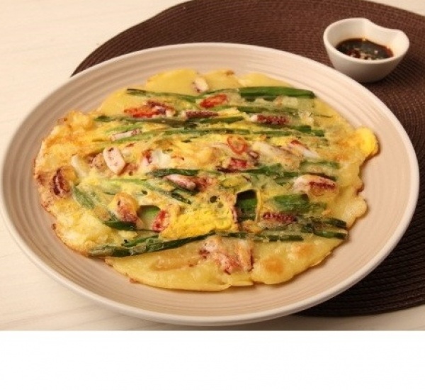 <h6 class='prettyPhoto-title'>N°2, Seafood and green onion pancake</h6>