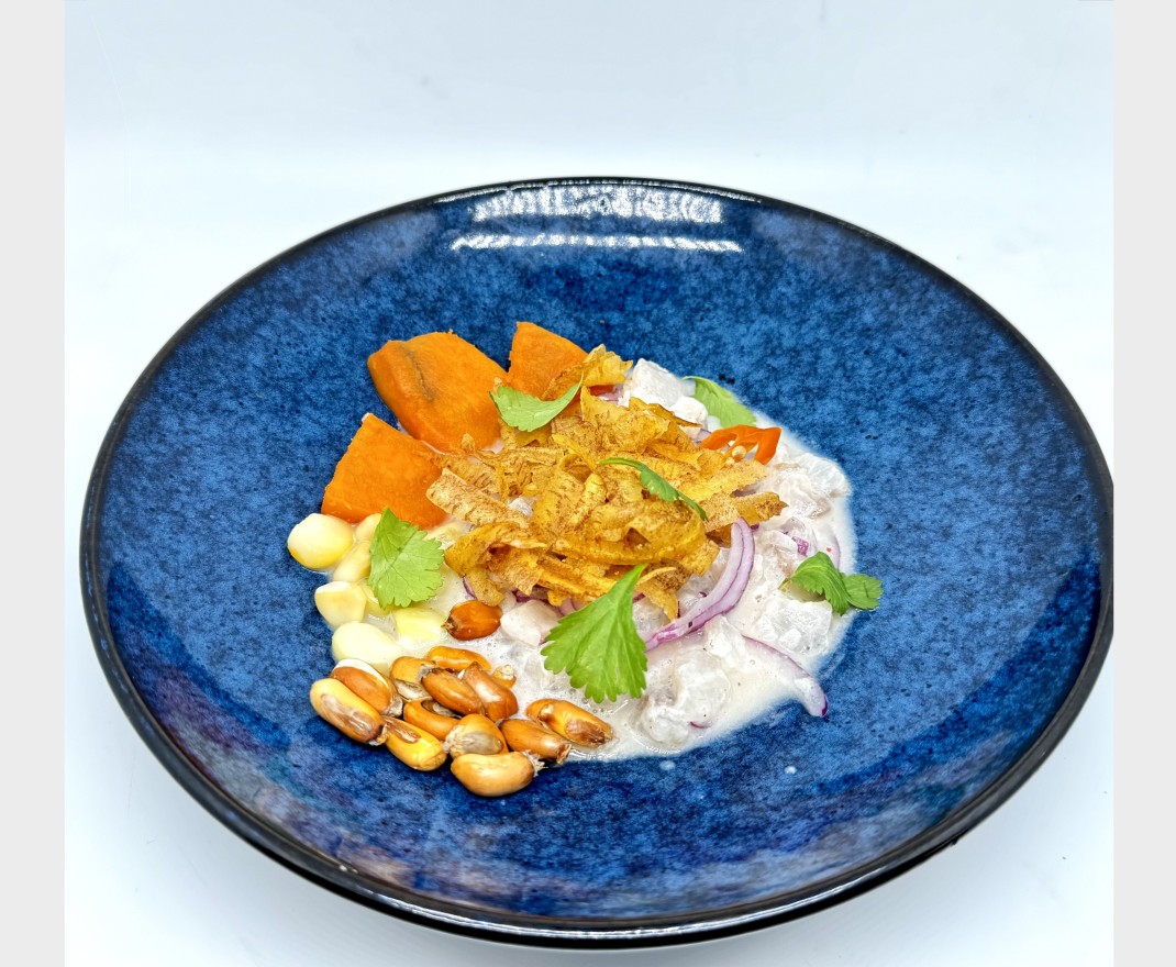 <h6 class='prettyPhoto-title'>Ceviche Peruano de Corvina Salvaje</h6>