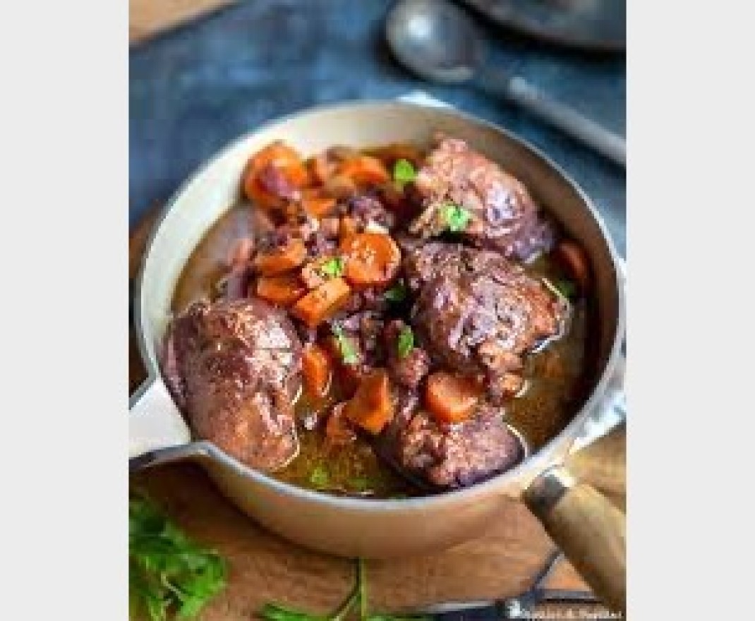 <h6 class='prettyPhoto-title'>Mijoté de noix de joues de porc confites</h6>