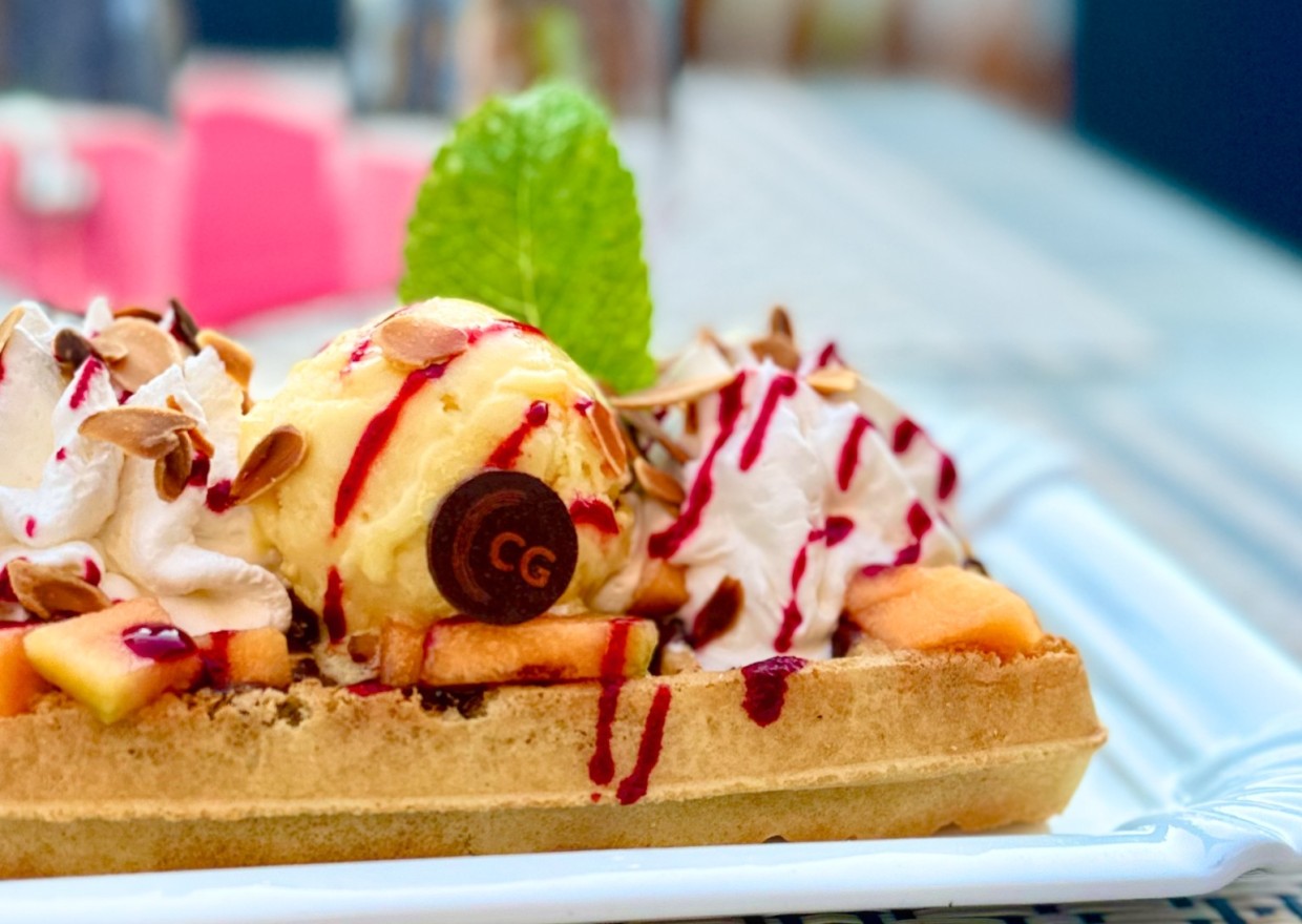 <h6 class='prettyPhoto-title'>Gaufre au melon</h6>