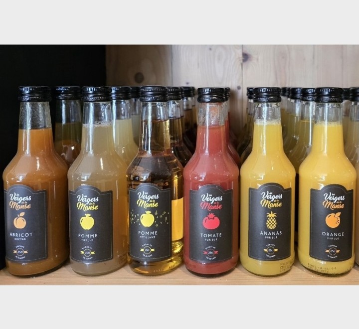 <h6 class='prettyPhoto-title'>JUS DE FRUITS "LES VERGERS DE LA MANSE"</h6>