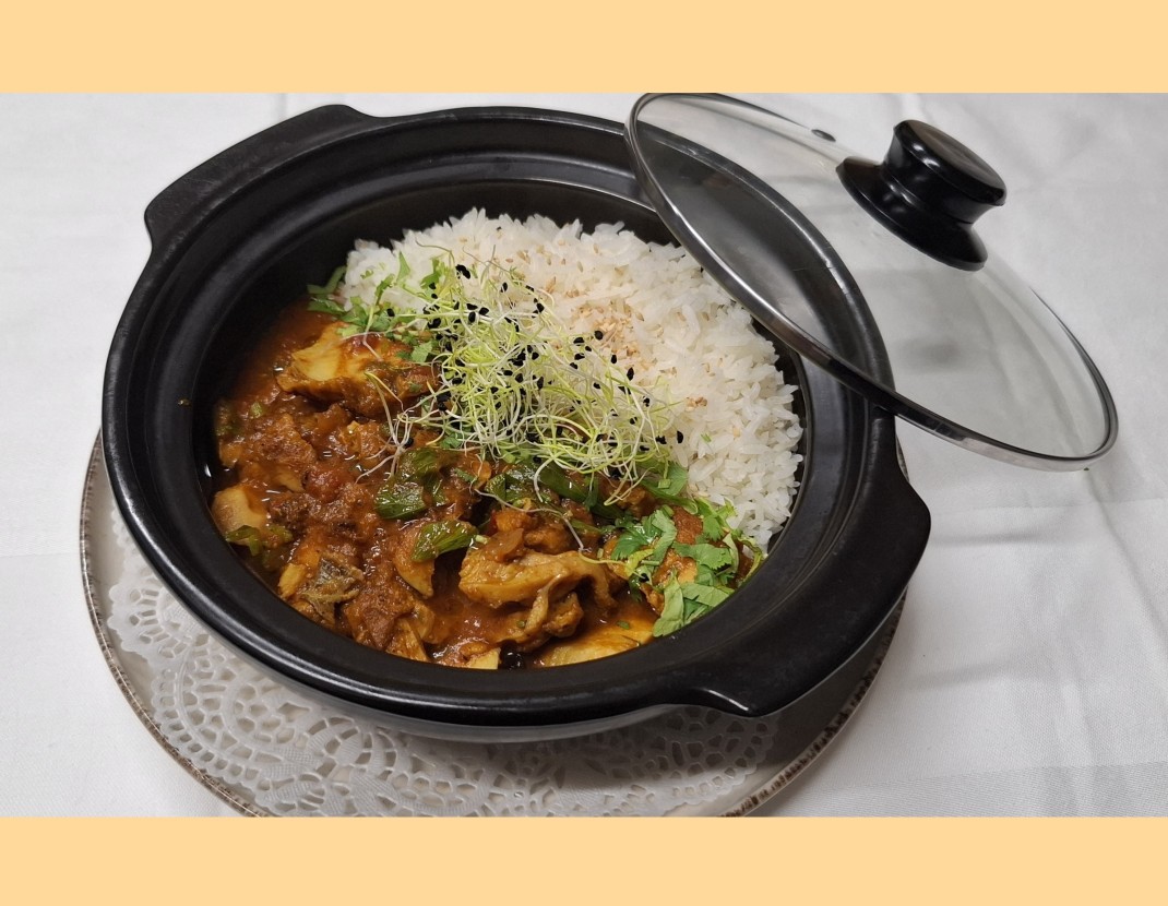 <h6 class='prettyPhoto-title'>Chicken Briani Massala Revisité </h6>